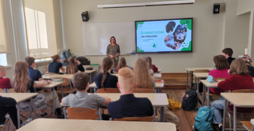 Eesti Loomakaitse Selts viis läbi 130 loengut lemmikloomade pidamisest