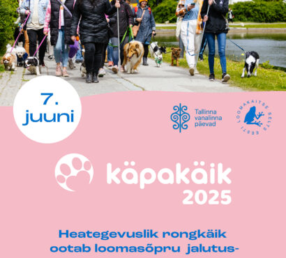 Tule laupäeval lemmikloomaga Käpakäigule!